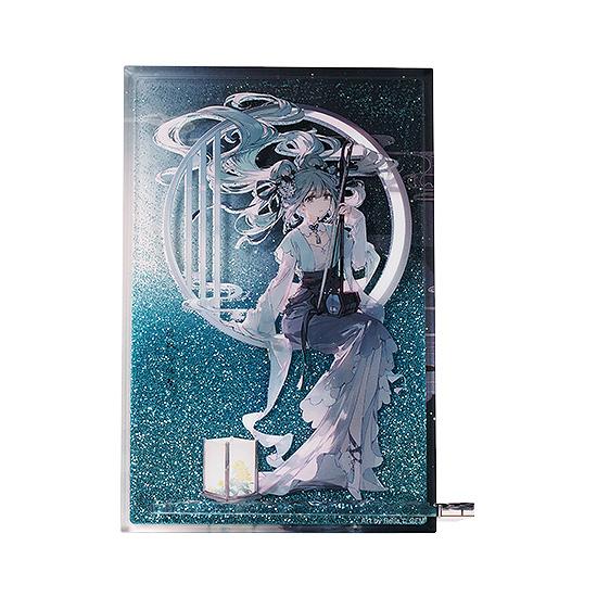 Character Vocal Series 01: Hatsune Miku Hatsune Miku Glitter Acrylic Block: Han Gong Qiu Yue Ver.