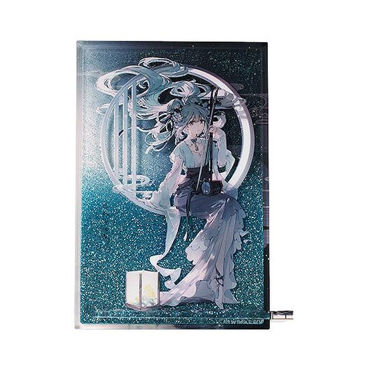Character Vocal Series 01: Hatsune Miku Hatsune Miku Glitter Acrylic Block: Han Gong Qiu Yue Ver.