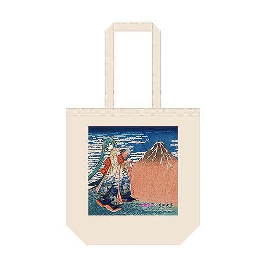 Hokusai Katsushika x Hatsune Miku by iXima Tote Bag Fine Wind, Clear Morning (Rerun)
