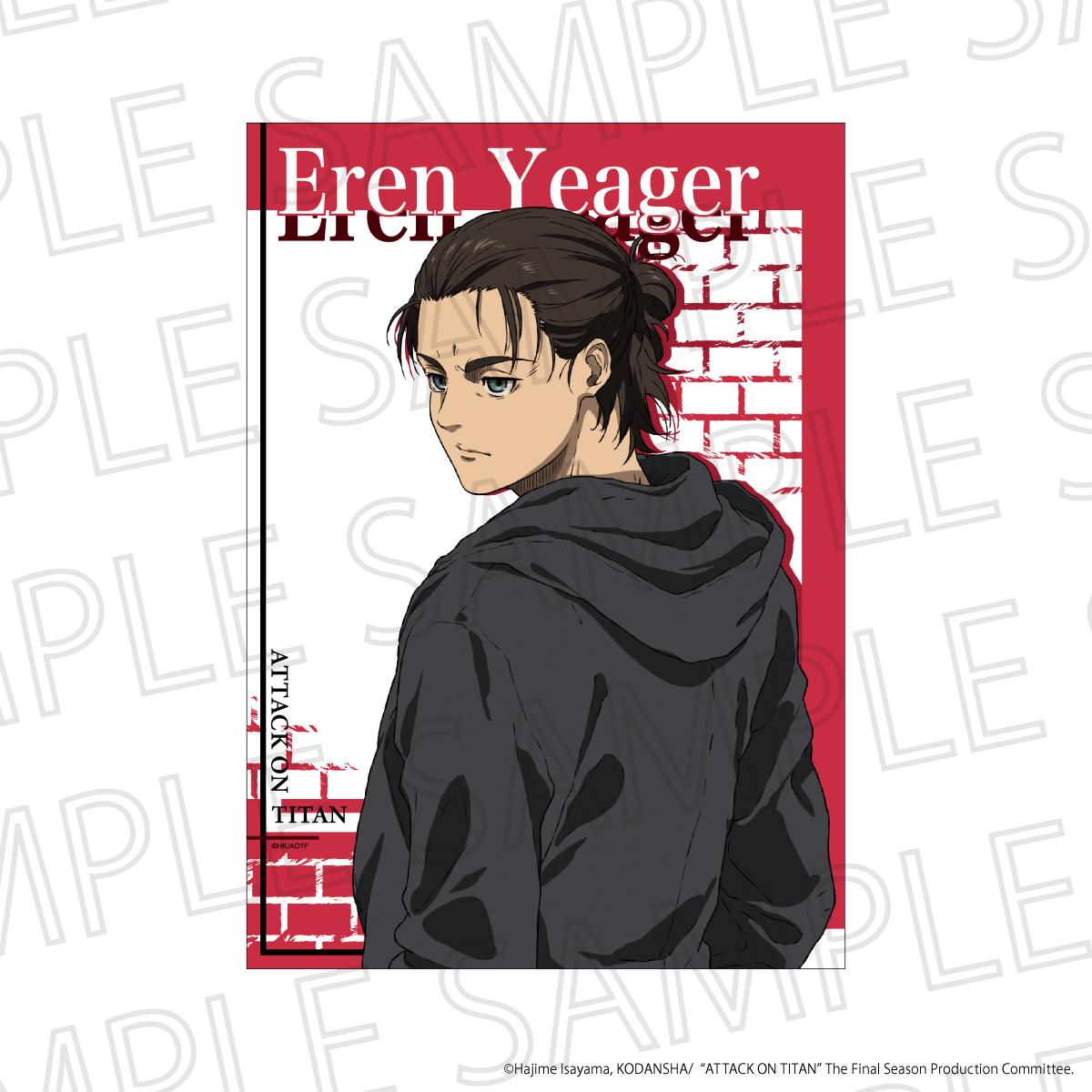 TV Anime "Attack on Titan" The Final SeasonBIG Clear Poster – Eren Yeager