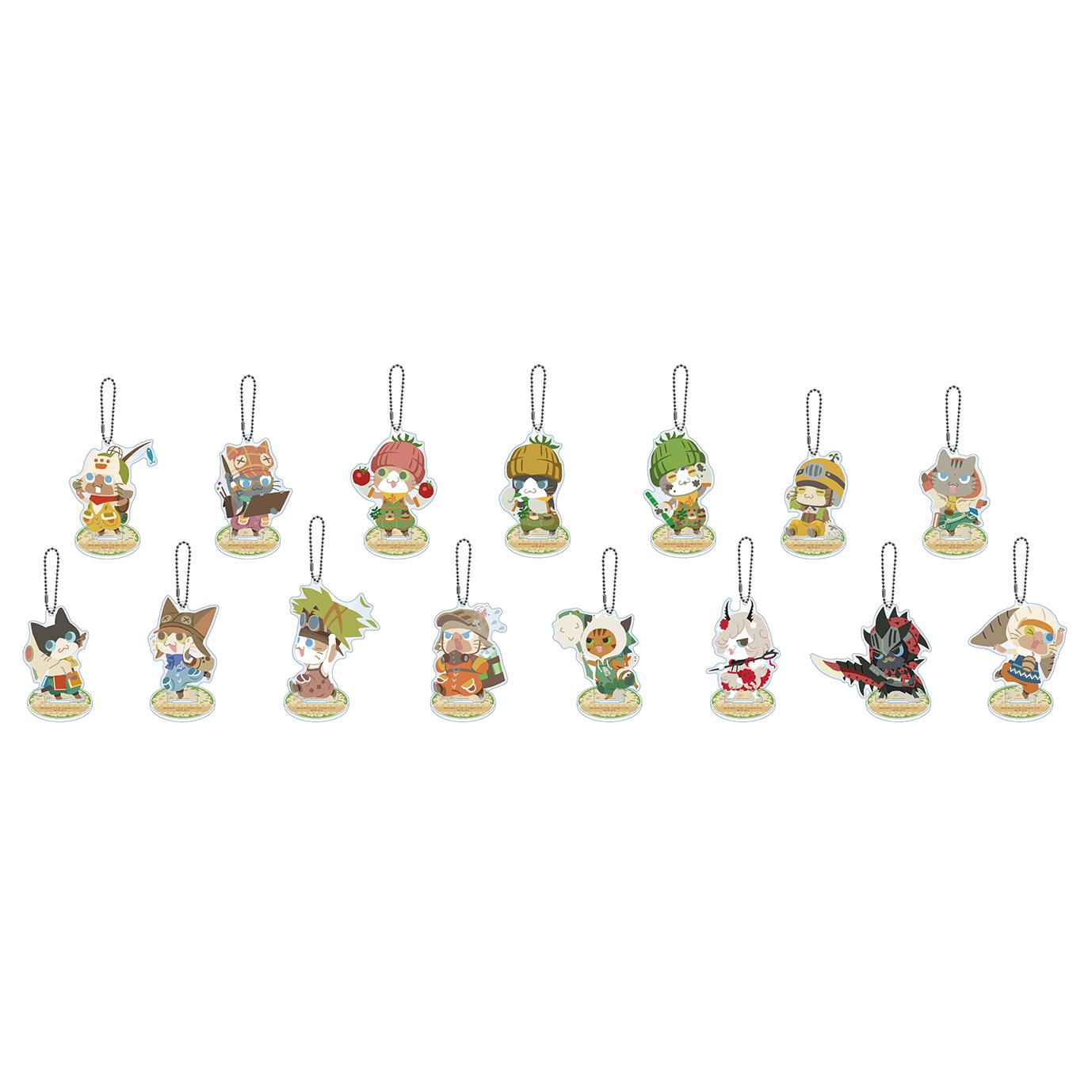 (Blind) MONSTER HUNTER WILDS Monster Hunter Wilds Felyne acrylic stand Keychain collection