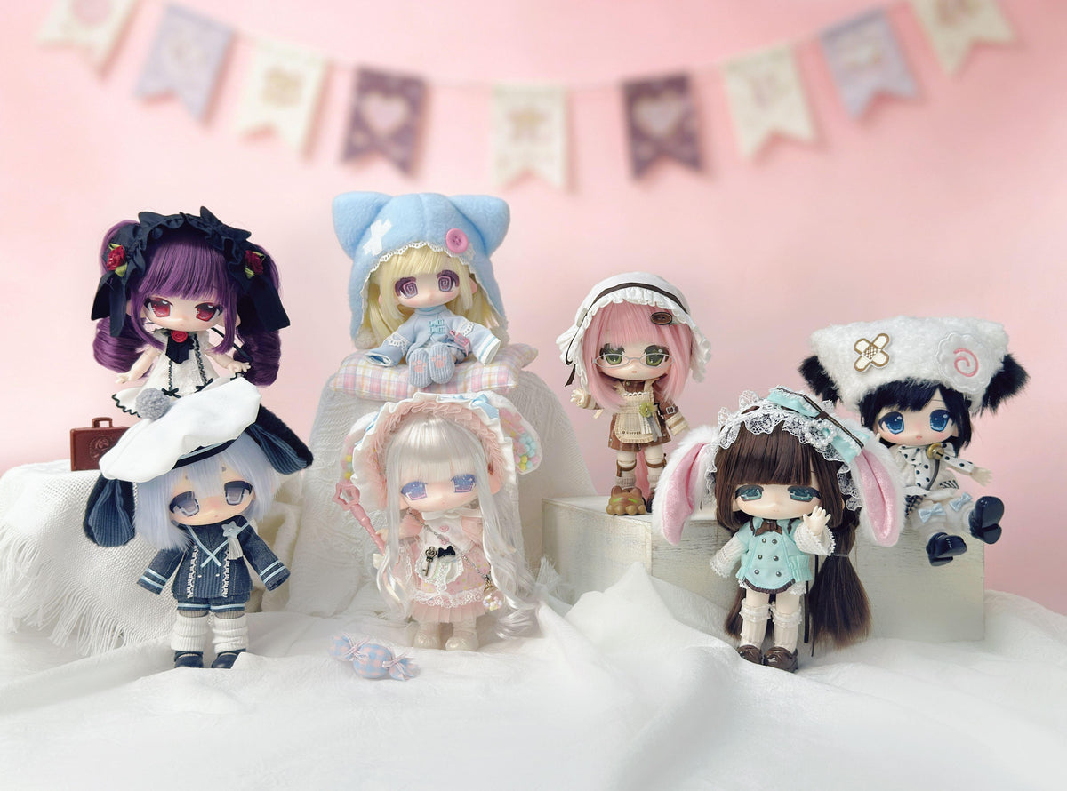 (Blind Box) Mini Mili Rice Spirit Series (Set of 6 figures)