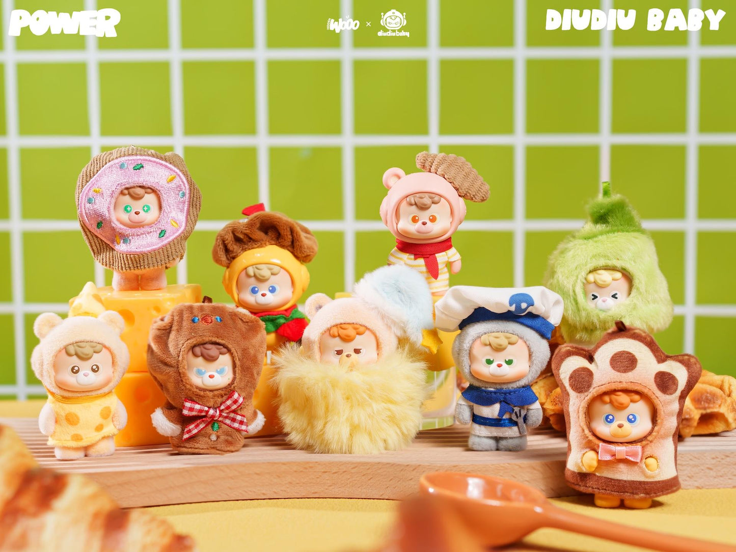 (Blind Box) diudiu baby Power Bears series Blind Box