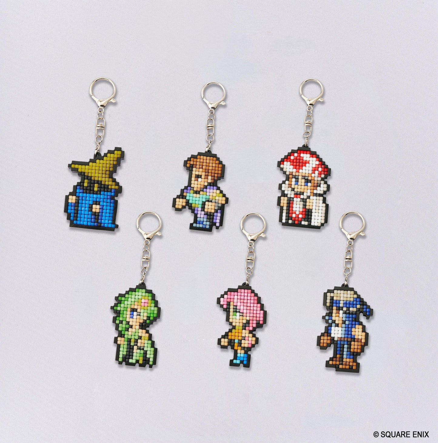 (Blind Box) FINAL FANTASY PIXEL REMASTER DIY Pixel Art Keychain Collection Vol.3 Display