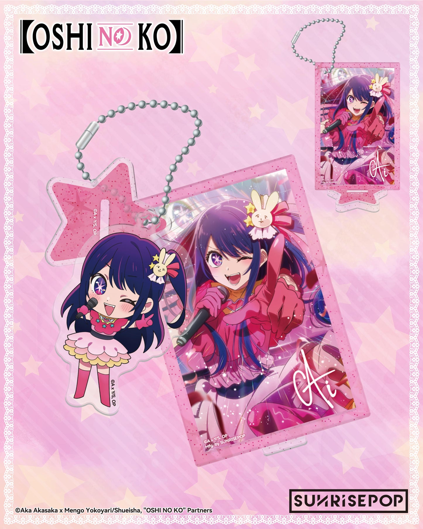 OSHI NO KO - Acrylic Standee Keyring - Ai