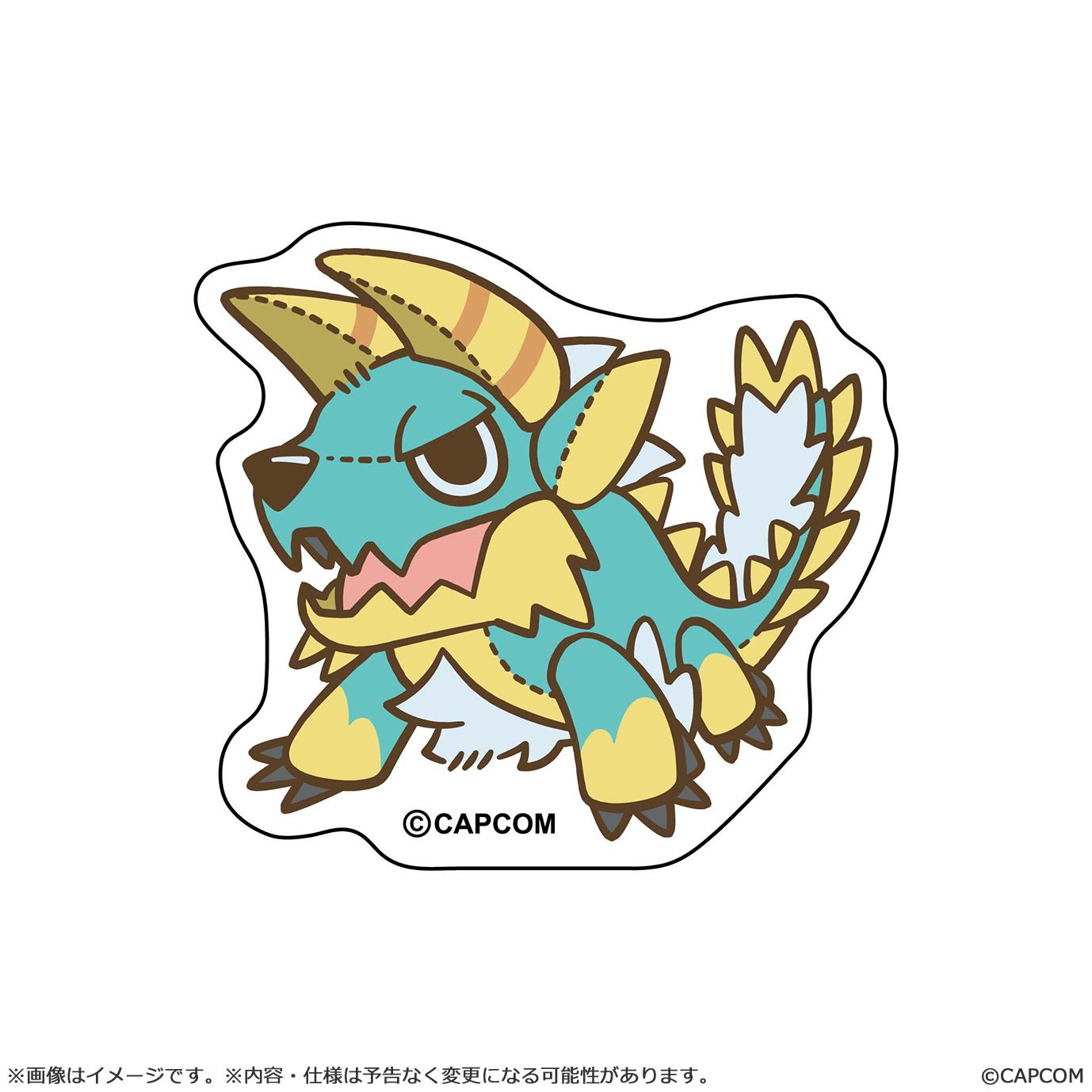 MONSTER HUNTER CHIBI STYLE Die-cut Sticker: Zinogre