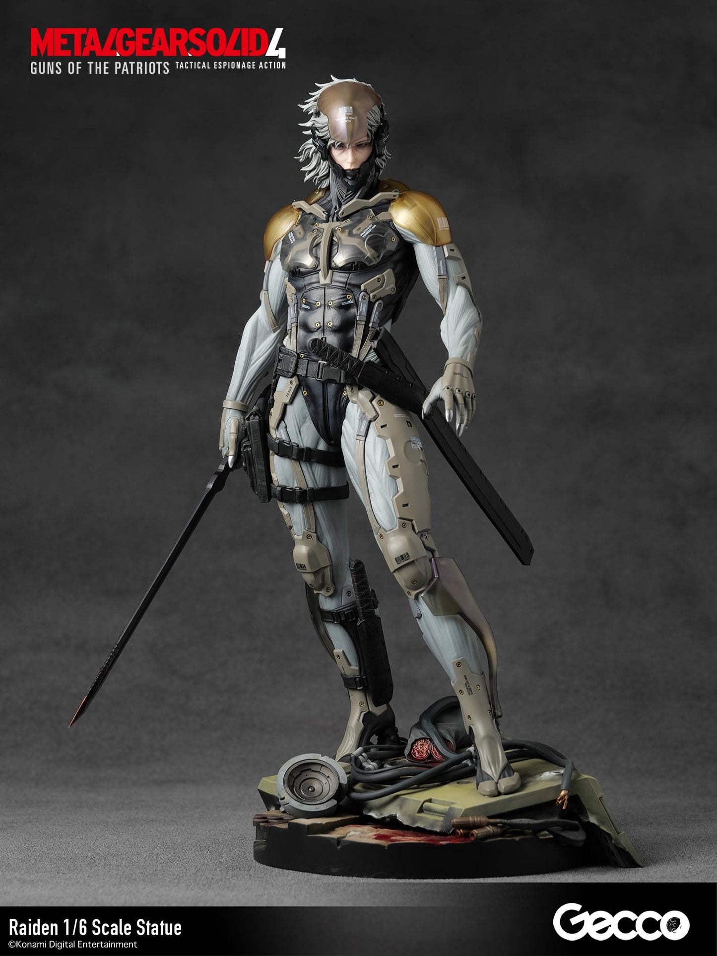 METAL GEAR SOLID 4 GUNS OF THE PATRIOTS, Raiden 1/6 Scale Statue