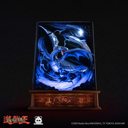 Blue Eyes White Dragon Resin Diorama Lamp