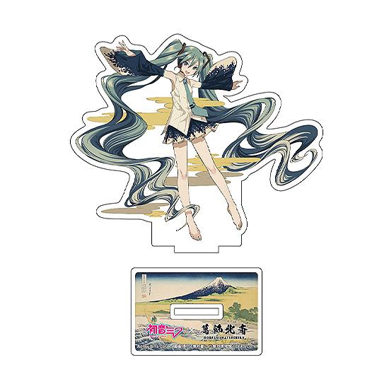 Hatsune Miku x Katsushika Hokusai iXima Die-Cut Acrylic Stand Tago Bay at Ejiri on the Tokaido