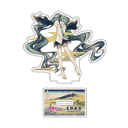 Hatsune Miku x Katsushika Hokusai iXima Die-Cut Acrylic Stand Tago Bay at Ejiri on the Tokaido