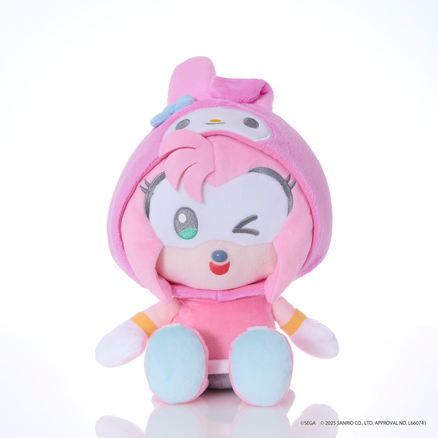 SONIC&FRIENDS Sanrio characters Plush M size Amy×My Melody