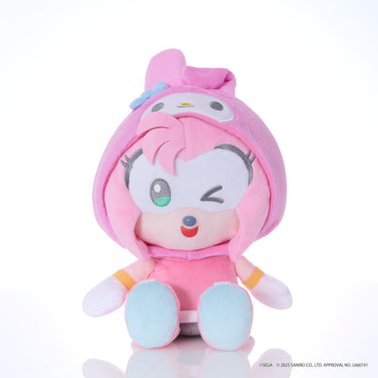 SONIC&FRIENDS Sanrio characters Plush M size Amy×My Melody