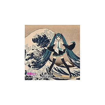 Hatsune Miku x Katsushika Hokusai iXima Sticker The Great Wave off Kanagawa