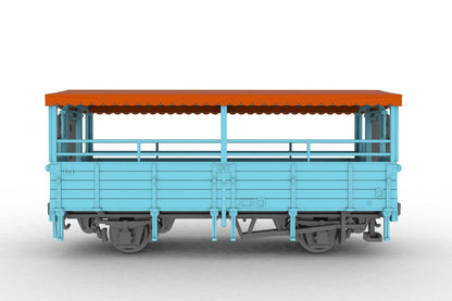 trolley train (blue)