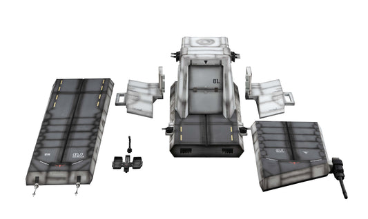 Realistic Model Series: MOBILE SUIT GUNDAM UNICORN (1/144 HG series) Nahel Argama catapult deck(UC ver.)