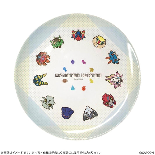 MONSTER HUNTER CHIBI STYLE Melamine Plate: Circle