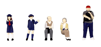 1/80 Scale super minifigure series6 That Day's Bus Stop Set (Rerun)