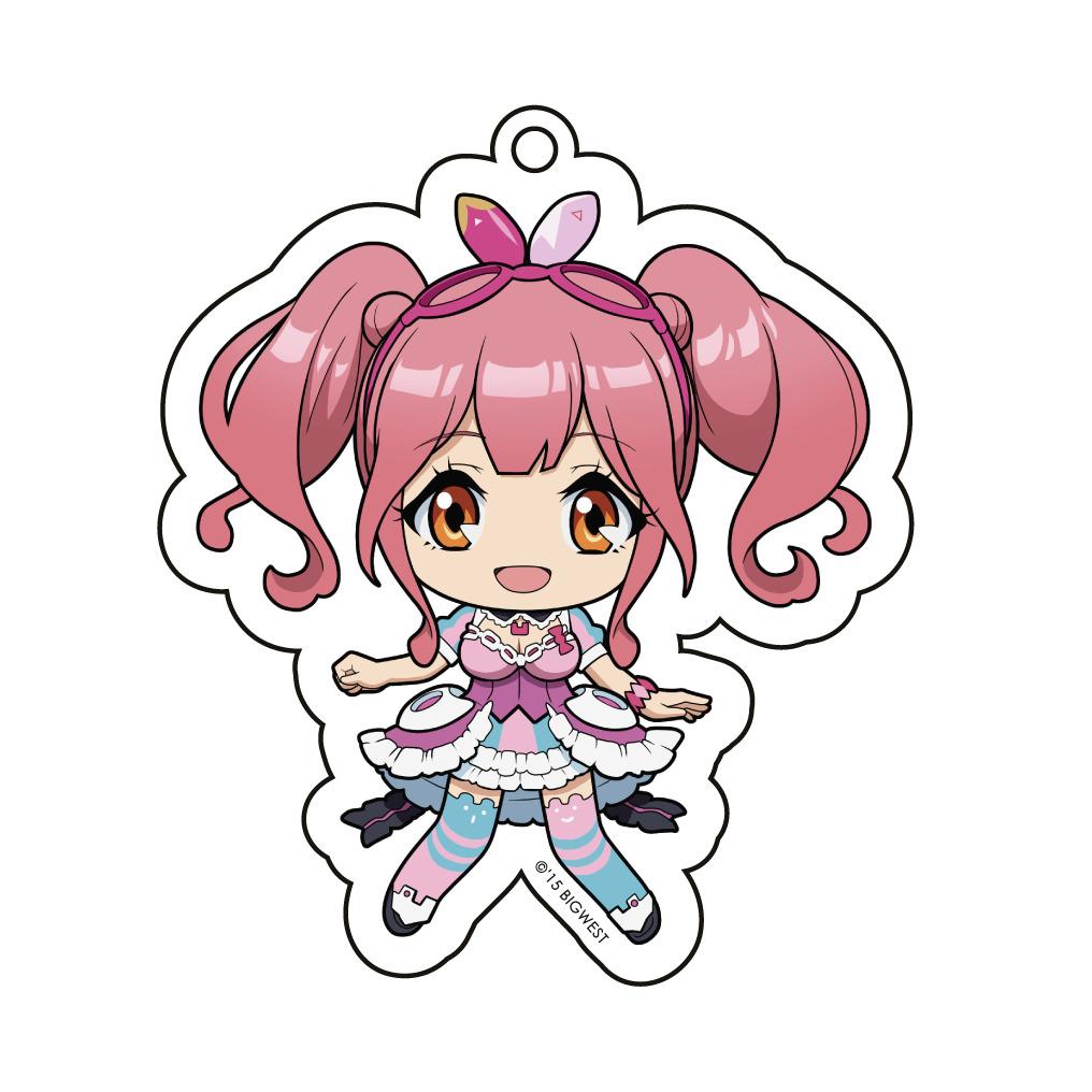 Macross All Star Chibi Acrylic Keychain Macross Delta : Makina Nakajima