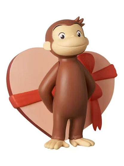 UDF Curious George w/Heart Non Scale Figure