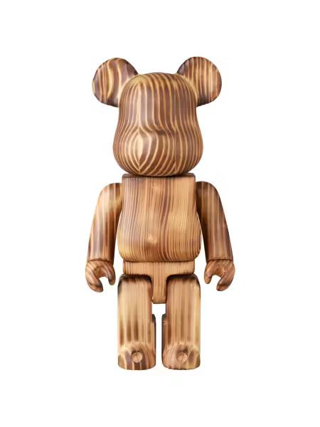 BE@RBRICK Karimoku BURN WOOD 400% [50% deposit required]