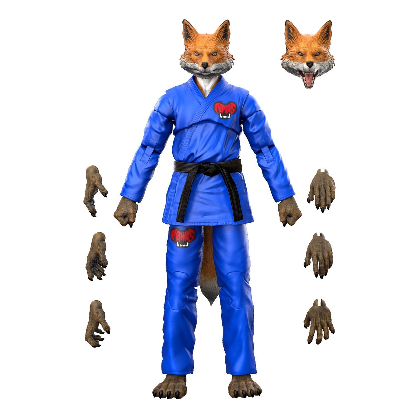 ZOO JITSU FIGHTERS FLICKER THE FOX - BLUE GI