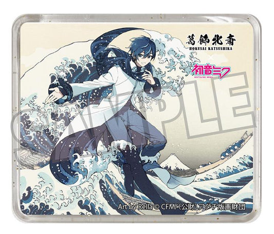 Hokusai Katsushika x Hatsune Miku by Rella 3D Magnet KAITO The Great Wave off Kanagawa
