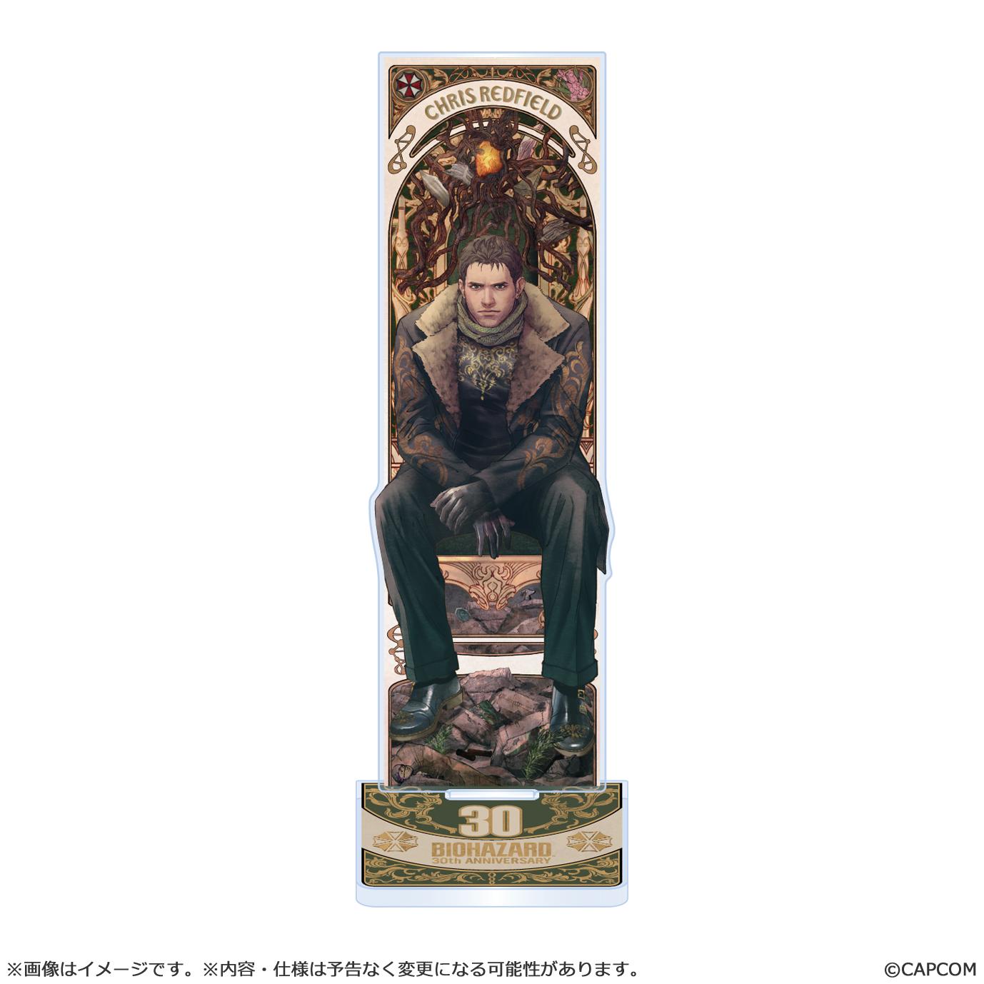 Resident Evil 4 BIOHAZARD 30th Acrylic Stand Collection Chris (Rerun)