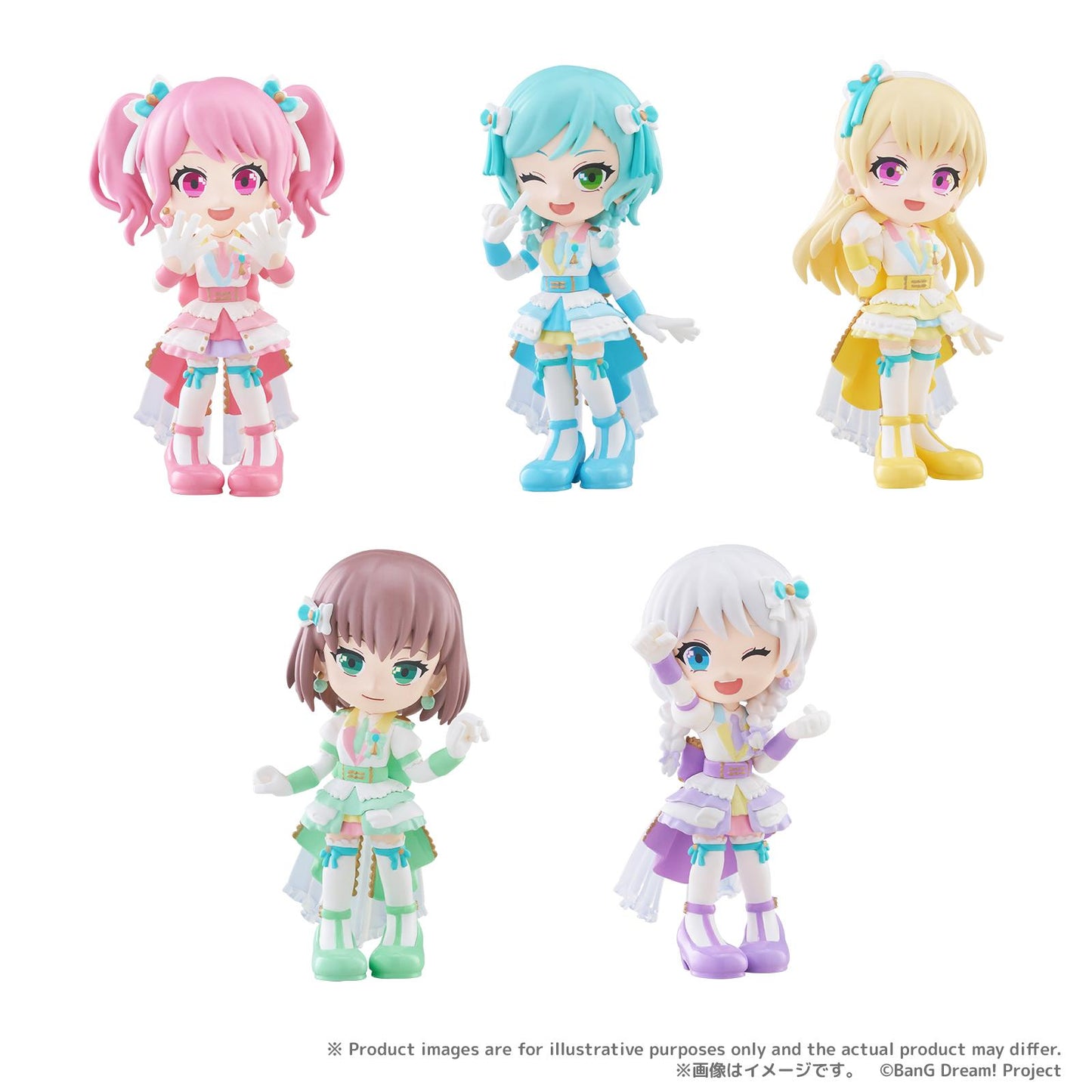 BanG Dream! PalVerse BanG Dream! Pastel Palettes (Set of 6 figures)