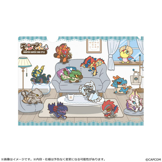 MONSTER HUNTER CHIBI STYLE Plastic File: HOME-Themed