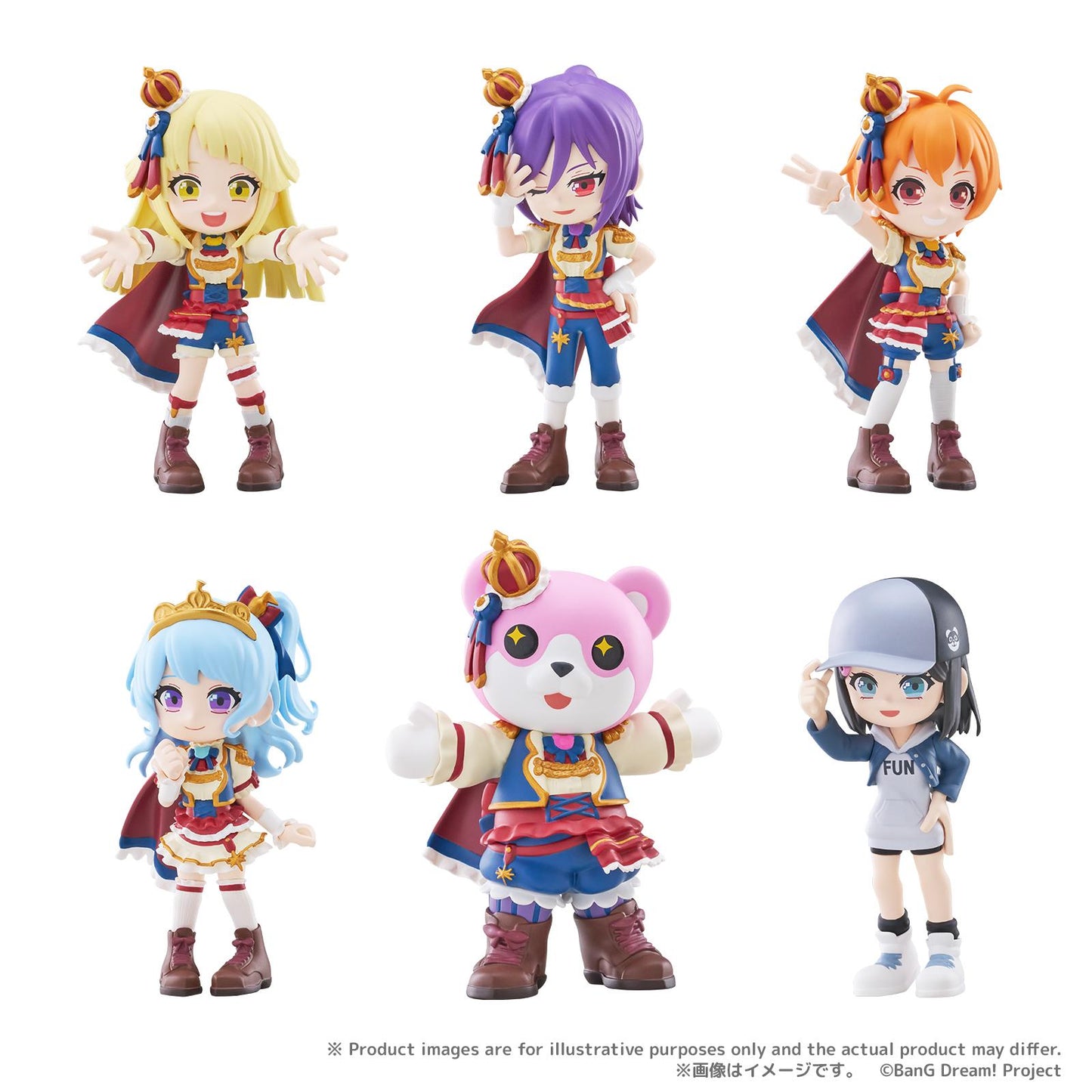 (Blind Box) PalVerse BanG Dream! Hello, Happy World! (Set of 6 figures)