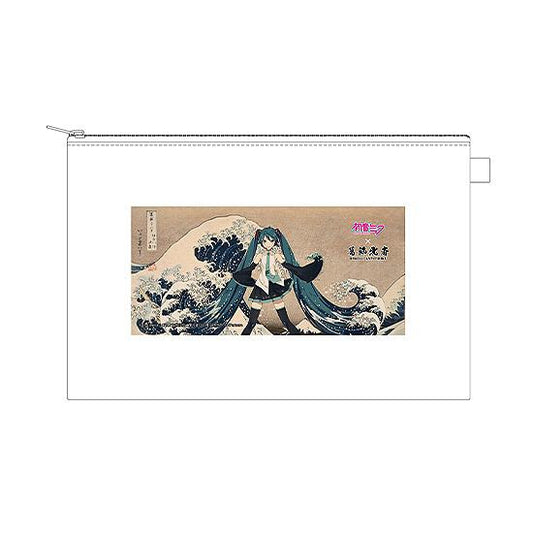 Hokusai Katsushika x Hatsune Miku by iXima Pouch The Great Wave off Kanagawa (Rerun)