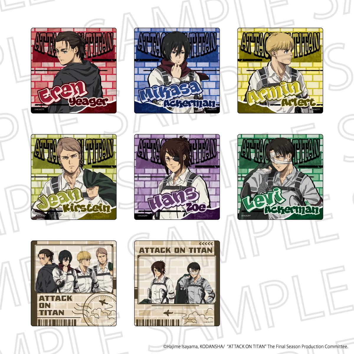 TV Anime "Attack on Titan" The Final SeasonBIG Trading Sticker