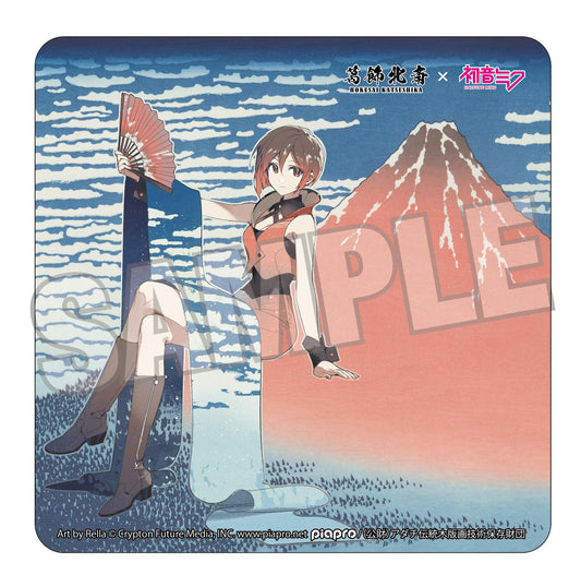 Hokusai Katsushika x Hatsune Miku by Rella Car Magnet MEIKO Fine Wind, Clear Morning