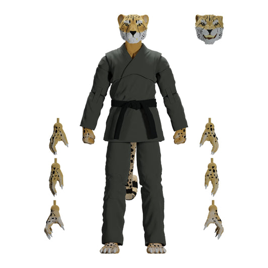 ZOO JITSU FIGHTERS CHICO THE CHEETAH ACTION FIGURE - GREEN GI