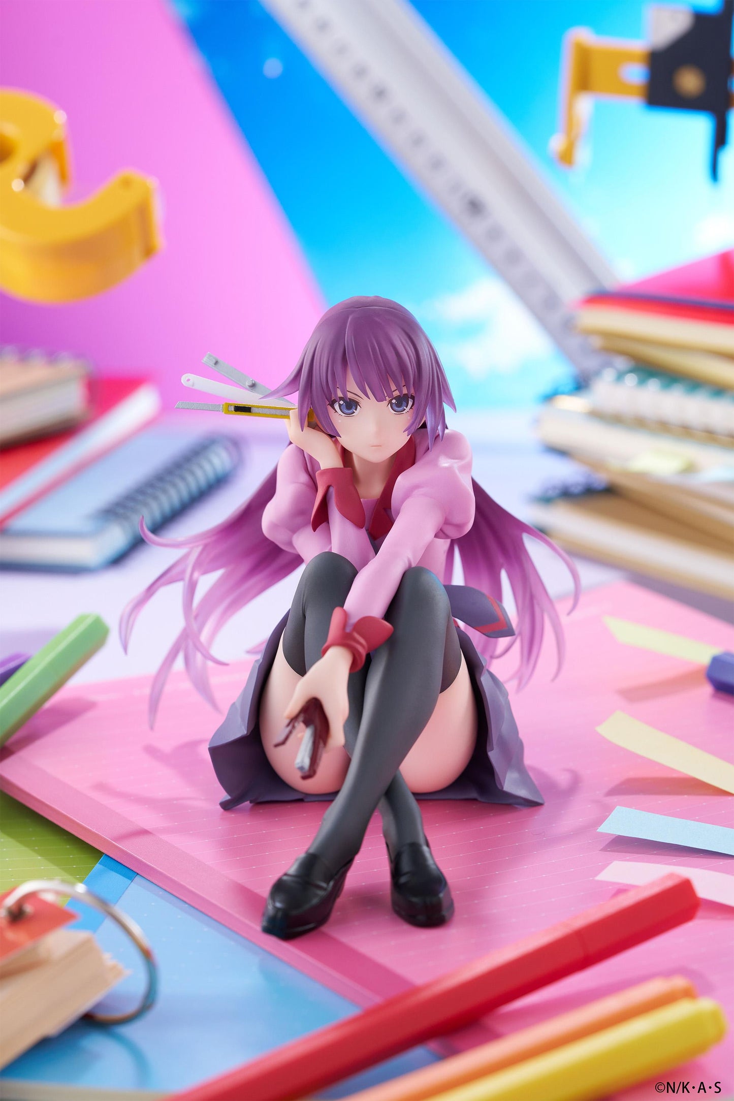 Monogatari Series Desktop Cute Figure - Hitagi Senjougahara Reissue