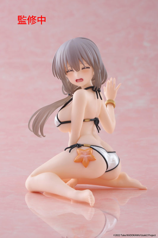 Uzaki-chan Wants to Hang Out! Desktop Cute Figure - Tsuki Uzaki (Swimwear Ver.)