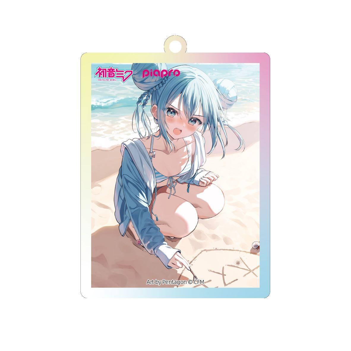 Acrylic Keychain piapro - Hatsune Miku Pentagon