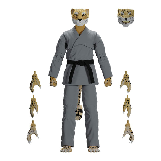 ZOO JITSU FIGHTERS CHICO THE CHEETAH ACTION FIGURE - GRAY GI