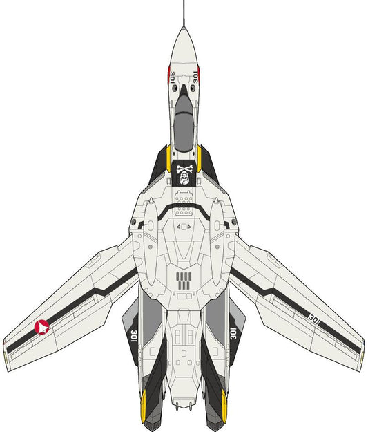 Macross Variable Fighter Pins 2 Macross ZeroVF-0S Phoenix (Roy Focker Use)