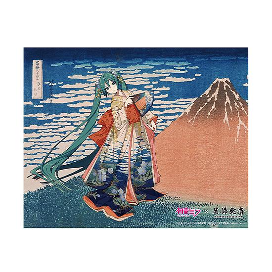 Hatsune Miku x Katsushika Hokusai iXima Canvas Art Fine Wind, Clear Morning