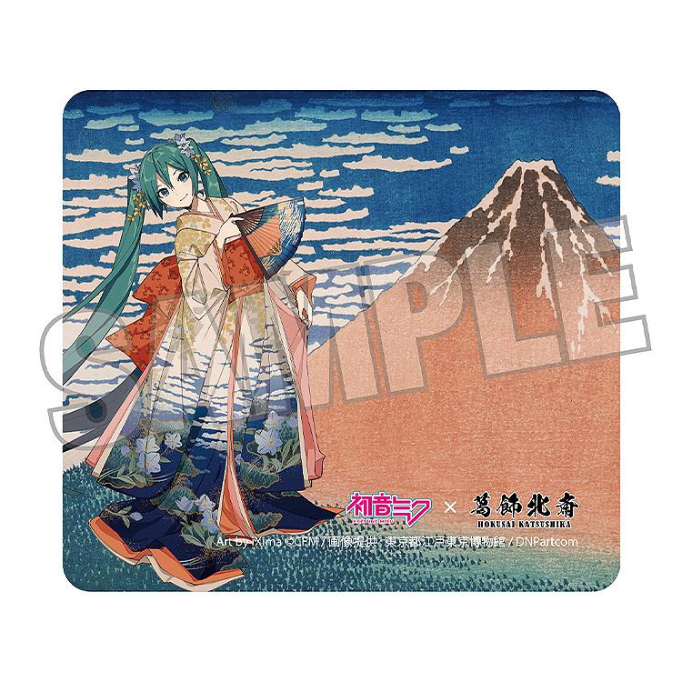 Hatsune Miku x Katsushika Hokusai iXima Mousepad Fine Wind, Clear Morning