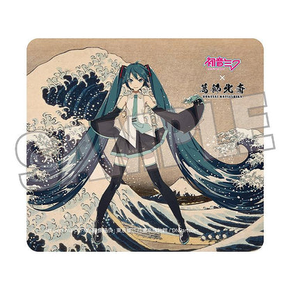 Hatsune Miku x Katsushika Hokusai iXima Mousepad The Great Wave off Kanagawa