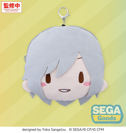 fuwa petit "HATSUNE MIKU: COLORFUL STAGE!" Face Pouch with Reel "Shiho Hinomori"