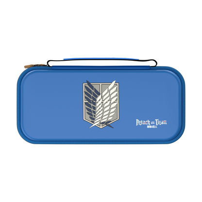 Official Attack on Titan Limited Edition EVA Hard Shell Carrying Case (Levi Blue)- Drakong