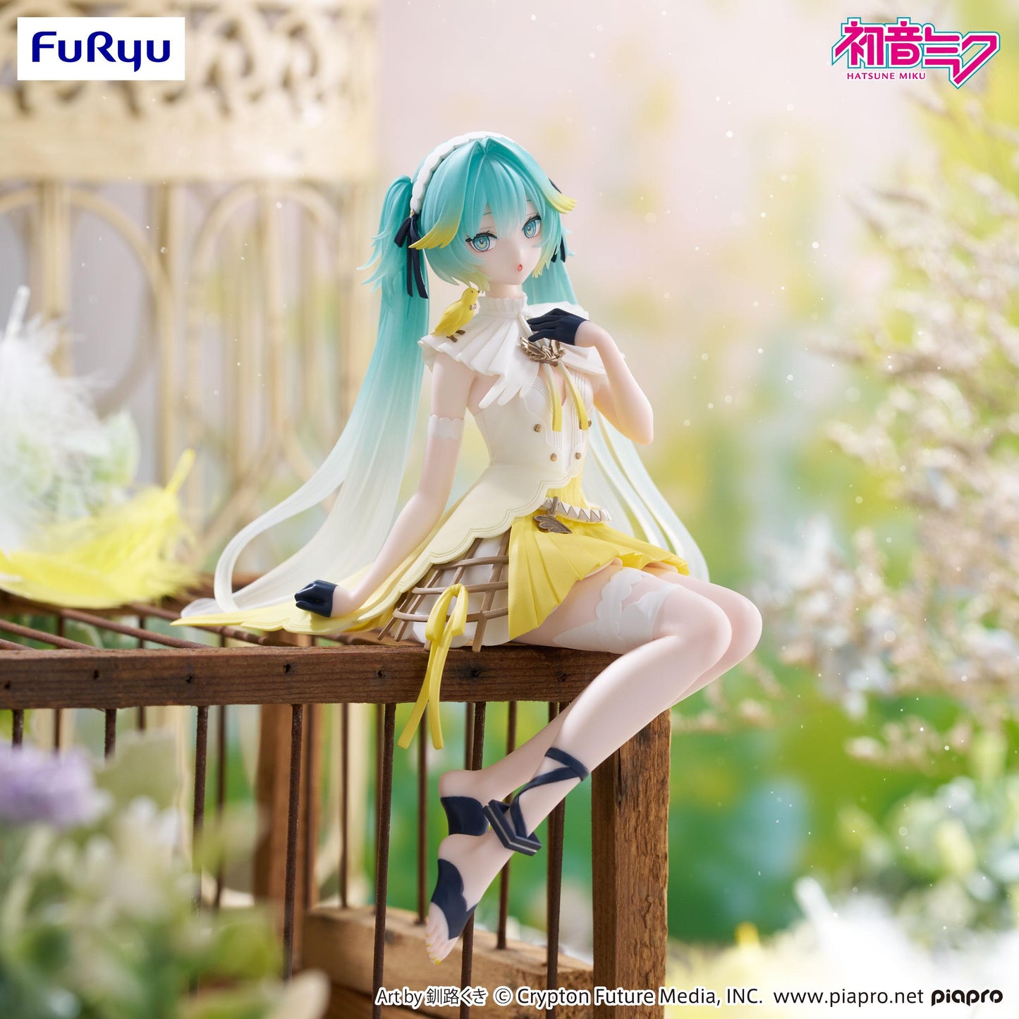 Hatsune Miku Noodle Stopper Figure -Canary Bird-