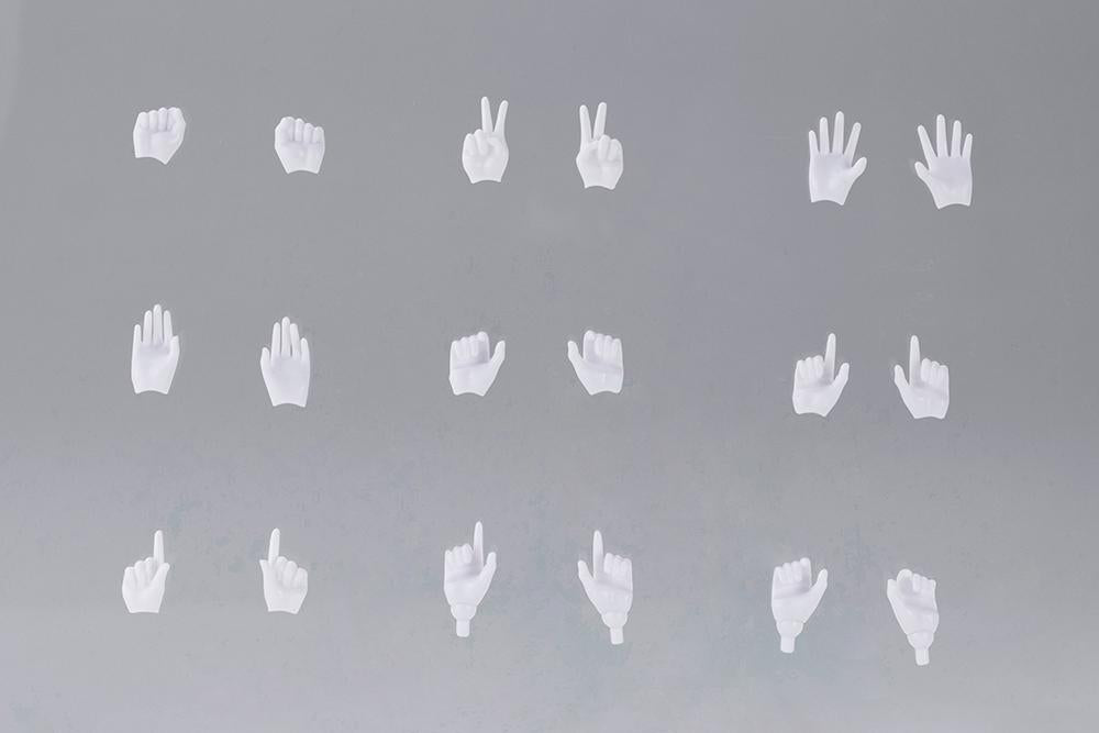 (Model Kits) MEGAMI DEVICE M.S.G 09 HAND SET SKIN COLOR WHITE