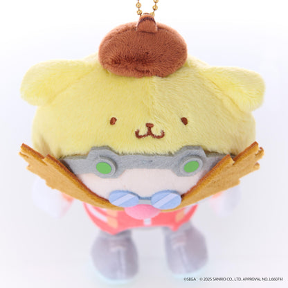 SONIC&FRIENDS Sanrio characters Mascot Dr.Eggman×PompomPurin