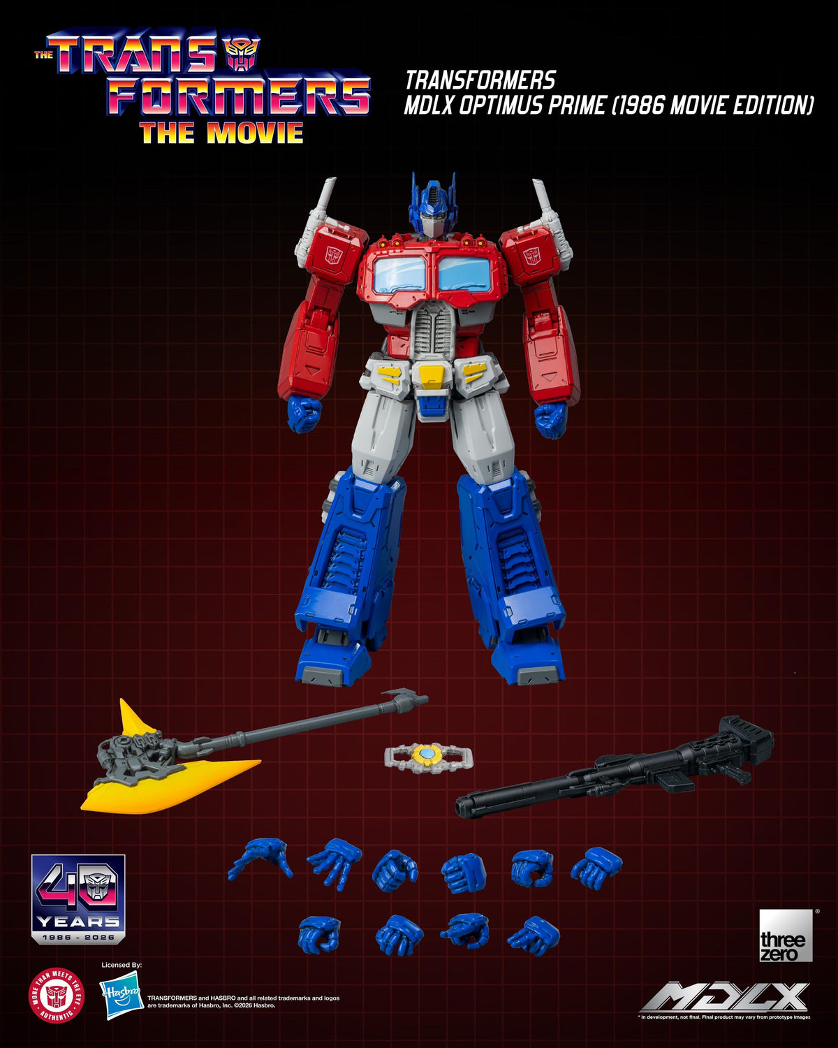 Transformers MDLX Optimus Prime (1986 Movie Edition)