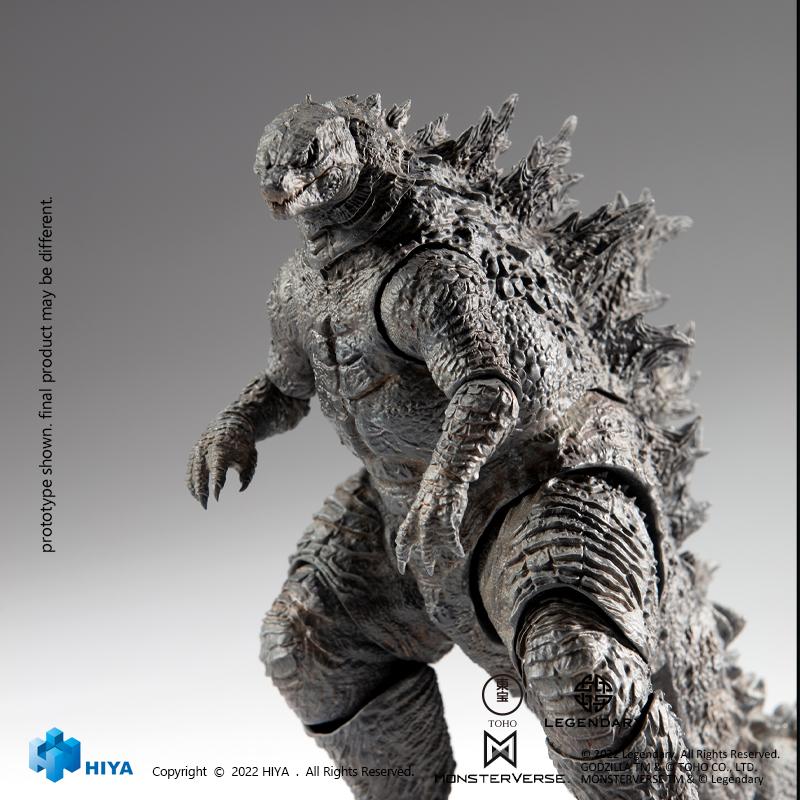 HIYA Exquisite Basic Series None Scale 7 Inch GODZILLA VS KONG Godzilla Action Figure