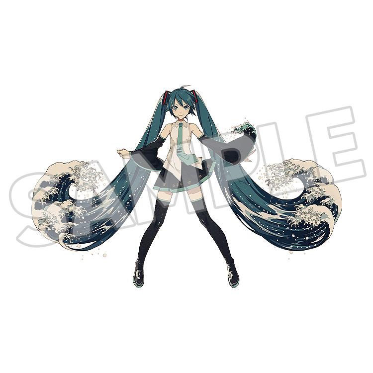 Hatsune Miku x Katsushika Hokusai Plushie Wave